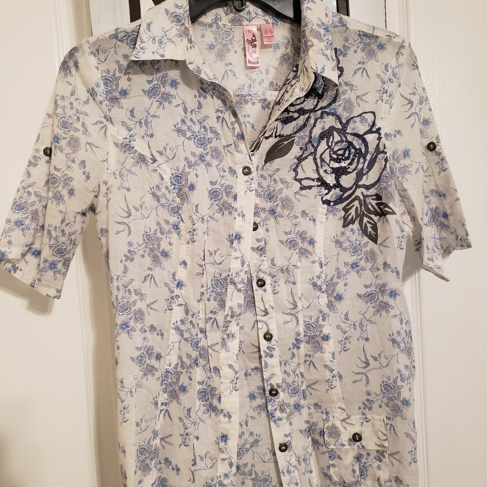 Button down collared shirt